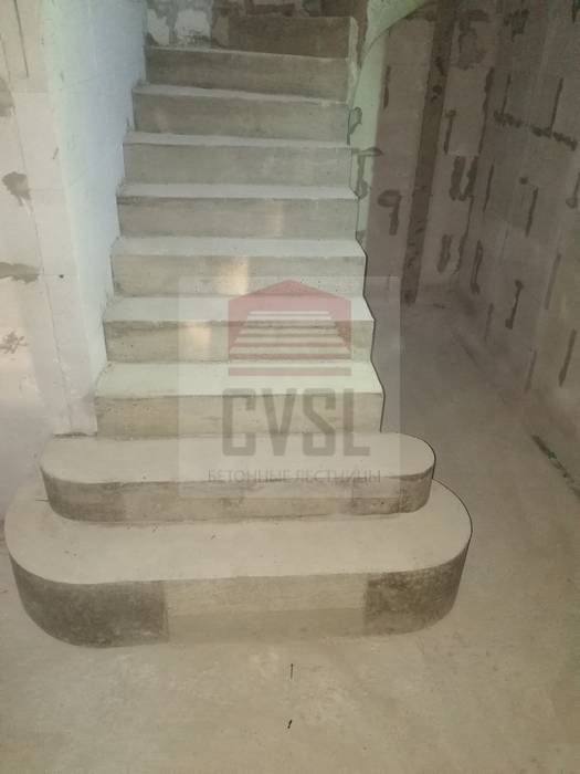 монолитные лестницы из бетона