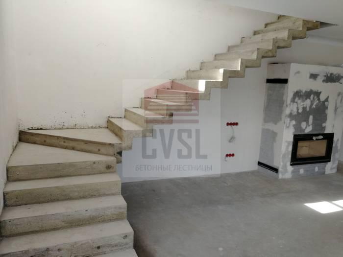 фото бетонных лестниц в частных домах